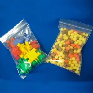 100 W 4"x6" H Bags Reclosable Poly 4Mil Clear Baggies Resealable Storage
