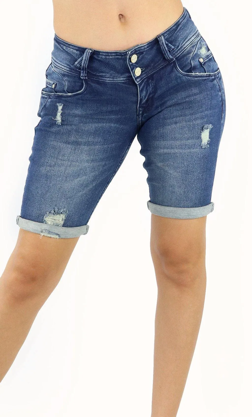 18591 Maripily Womens Bermuda Denim