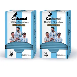 40ct Argentina Cachamai Hierbas Digestivas Tea Bags Mate Yerba Herbal Digestive