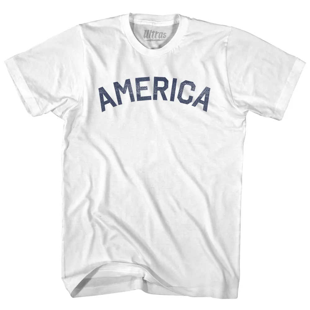 America Womens Cotton Junior Cut T-Shirt