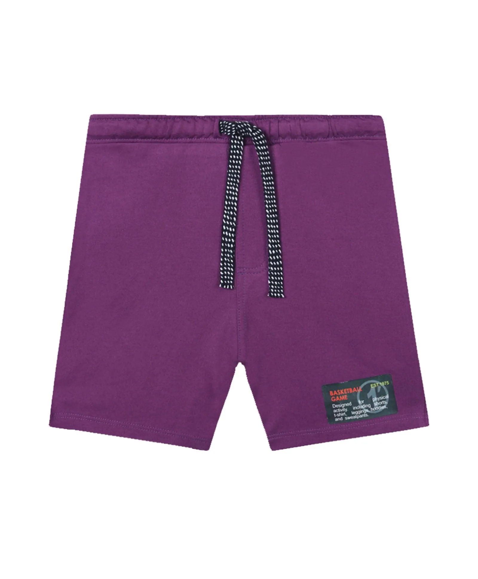 BASKETBALL DARK PURPLE BOYS SHORTS - PURPLE