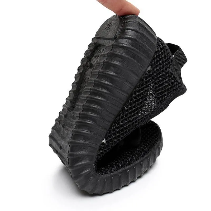 Breathable Fly-knit Mesh Slip On Sneakers