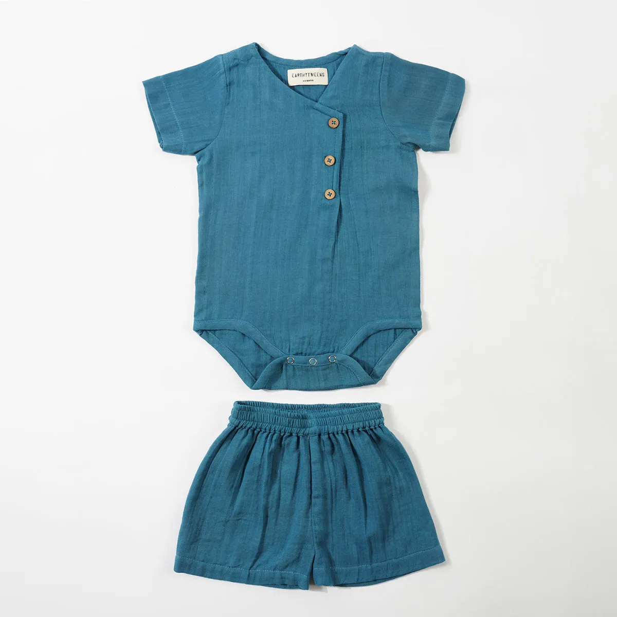 Cotton Clothing Set For Baby | Blue