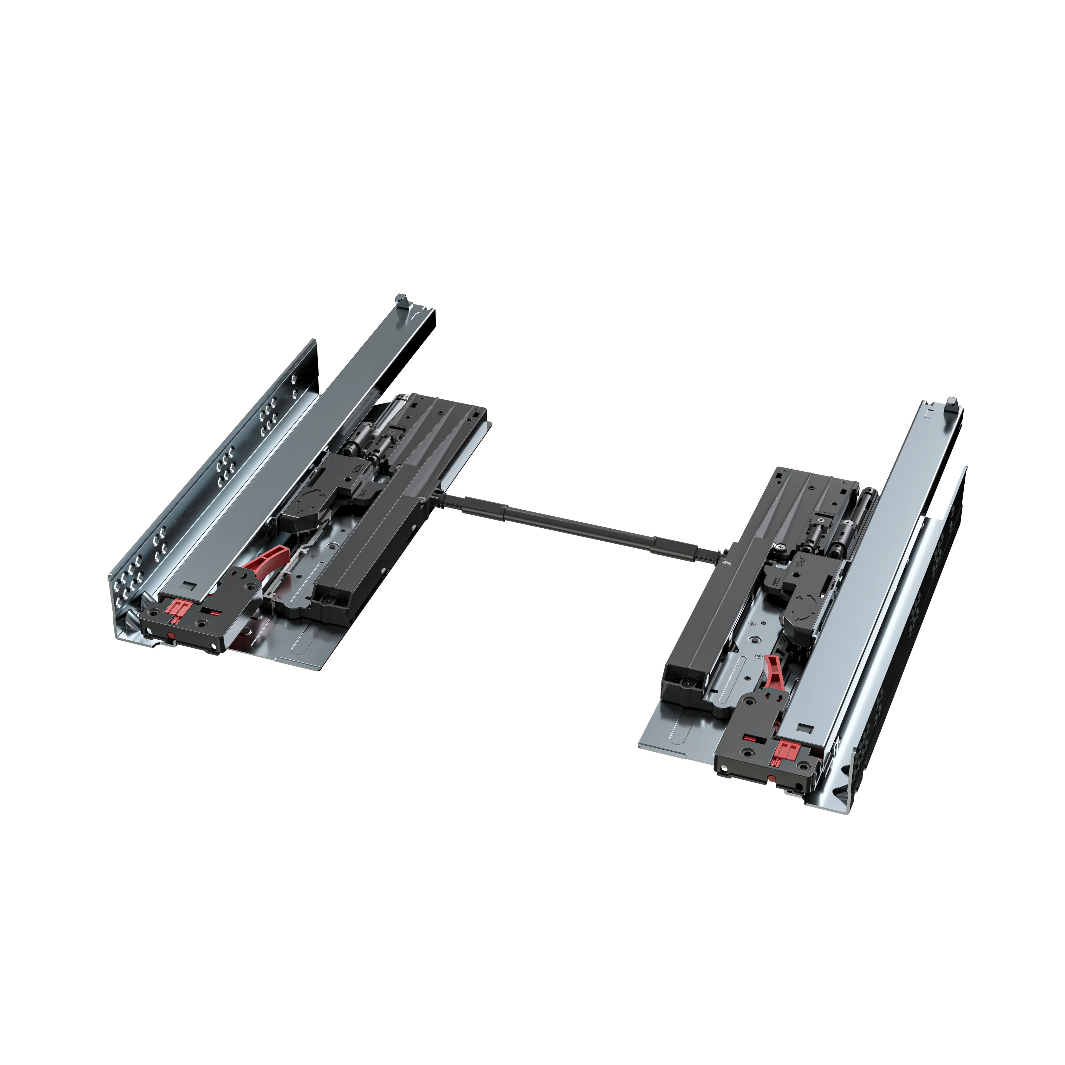 EF2368 Push Rebound Soft Closing Undermount Drawer Slides