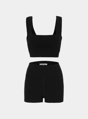Eve Ribbed Cotton Matching Set