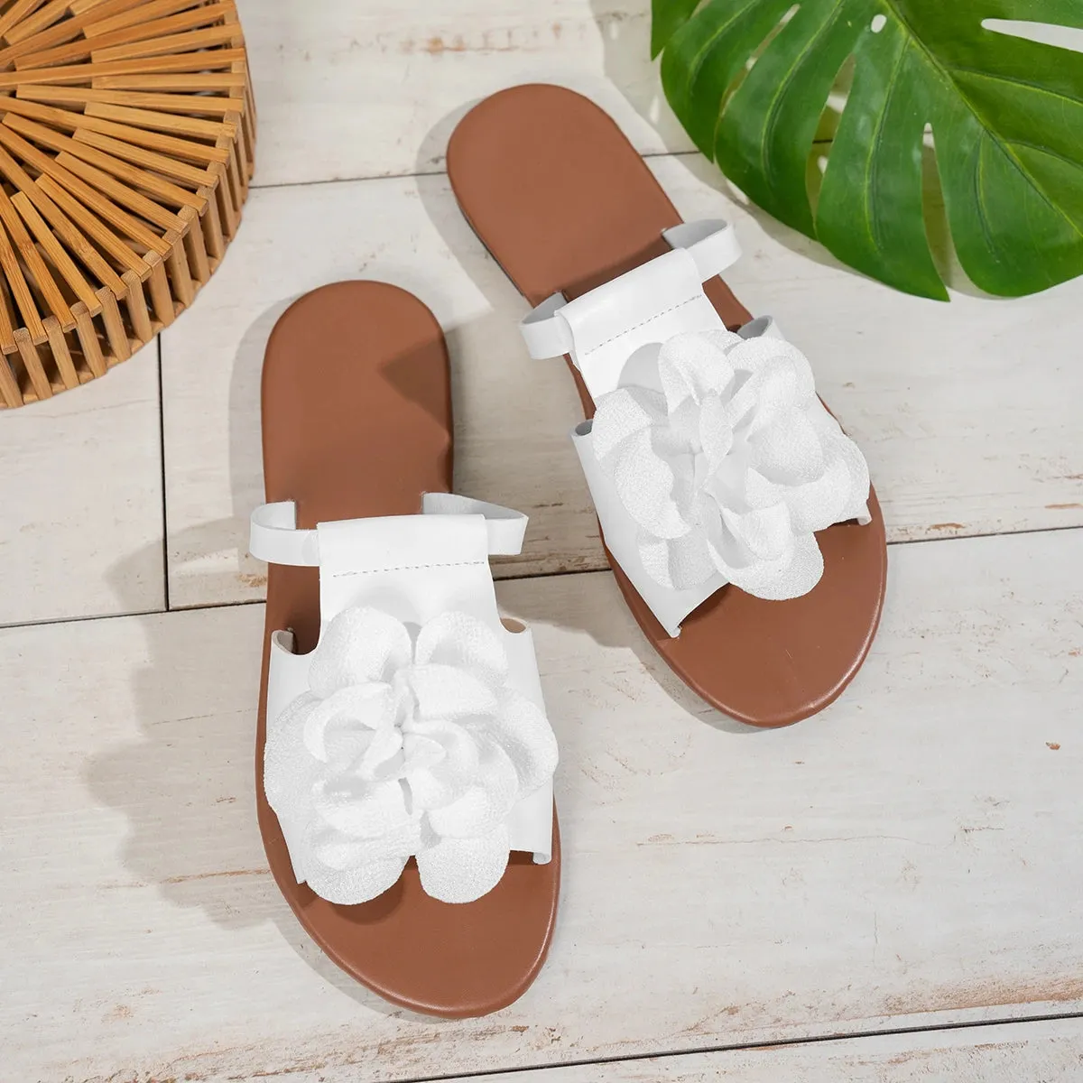 Flower Sandal Flats