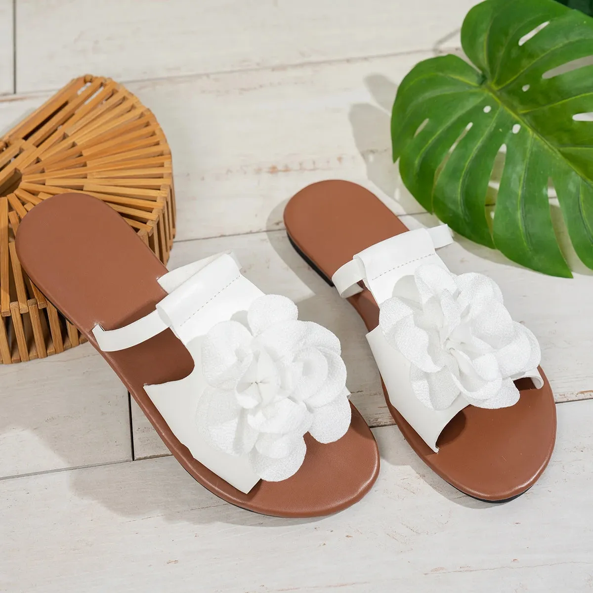 Flower Sandal Flats