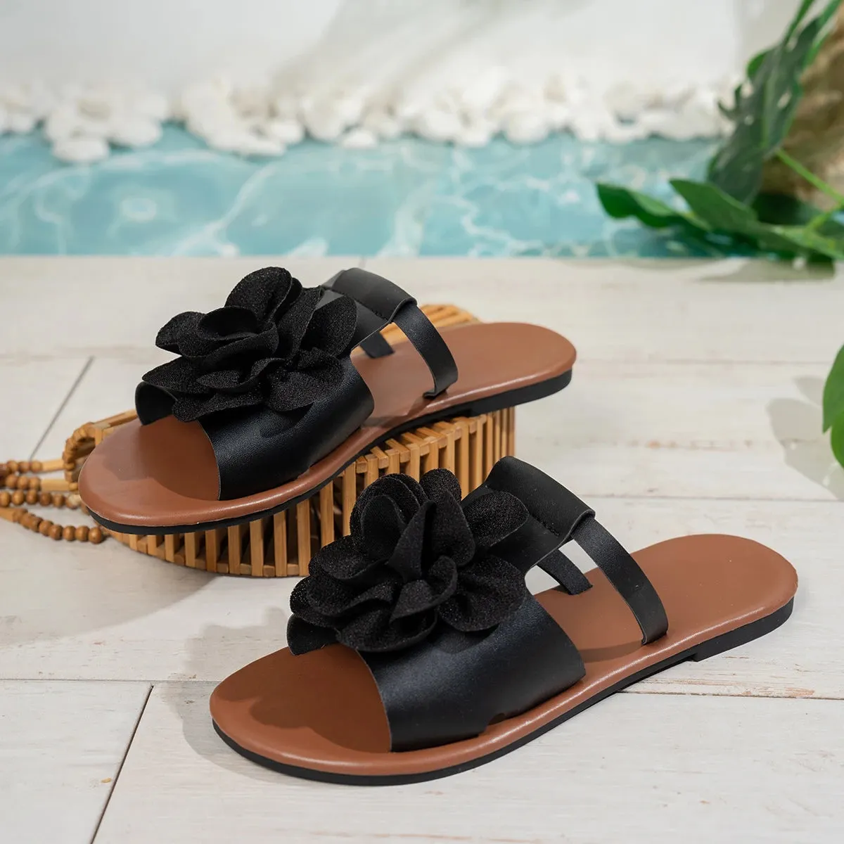 Flower Sandal Flats