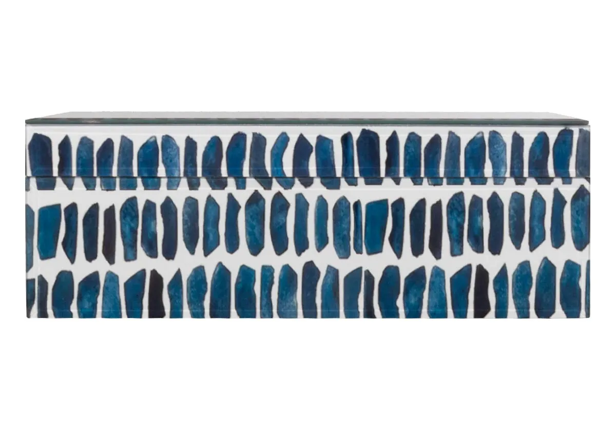 INDIGO BRUSHSTROKE BOX