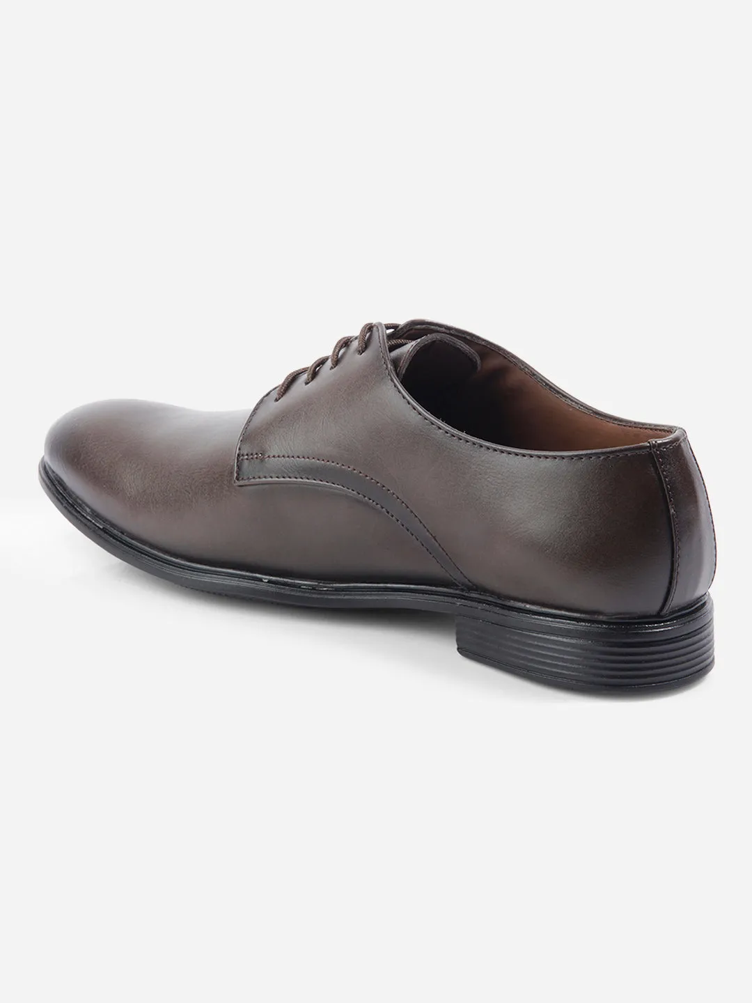 Men's Brown Regular Toe Lace Up Formal (IX1076)