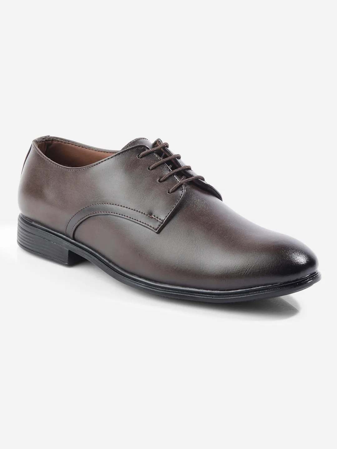 Men's Brown Regular Toe Lace Up Formal (IX1076)