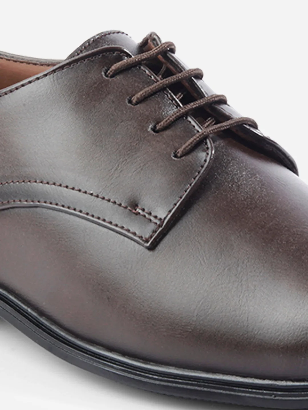 Men's Brown Regular Toe Lace Up Formal (IX1076)