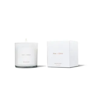 Rose   Citrus Candle - Brand & Iron
