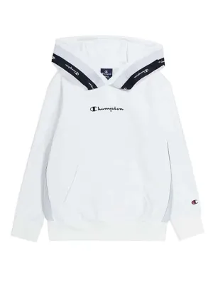 Women's Brand Logo Printed Hoodie,White